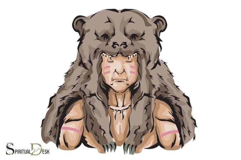 Medved Karikatura Indijanci Duhovni