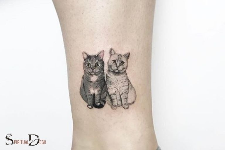 Tweelingkatte Geestelike Tattoo