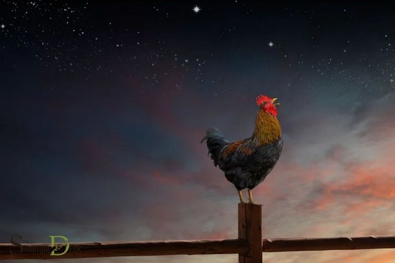 Ystyr geiriau: Rooster Crowing at Night Spiritual