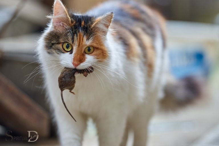 Duchovní význam slova Cat Eating Mouse (Kočka žere myš)